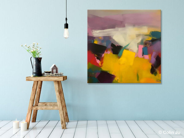 Original Canvas Wall Art, Contemporary Acrylic Paintings, Hand Painted Canvas Art, Modern Abstract Artwork, Large Abstract Painting for Sale-Silvia Home Craft