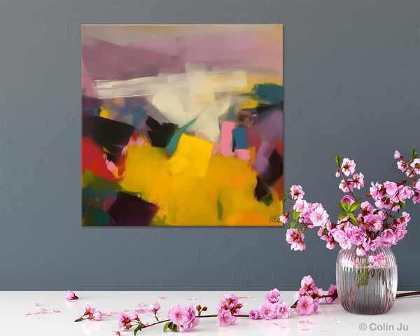 Original Canvas Wall Art, Contemporary Acrylic Paintings, Hand Painted Canvas Art, Modern Abstract Artwork, Large Abstract Painting for Sale-Silvia Home Craft