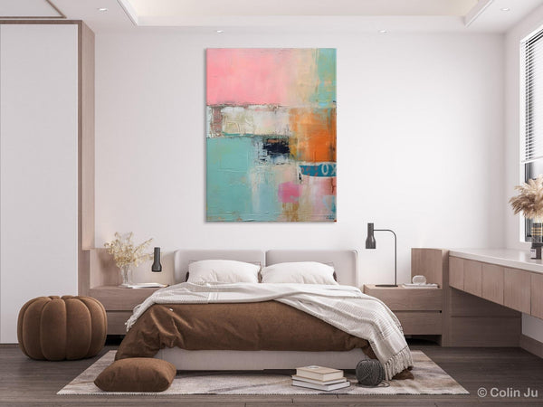 Canvas Paintings for Dining Room, Oversized Modern Wall Art, Acrylic Painting on Canvas, Contemporary Paintings, Original Abstract Paintings-Silvia Home Craft