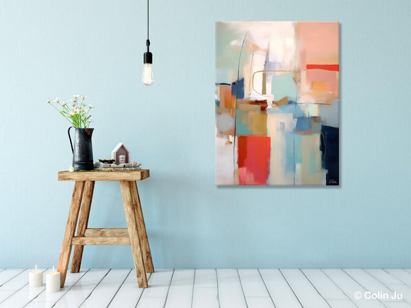 Contemporary Acrylic Painting on Canvas, Large Wall Art Painting for Living Room, Original Canvas Art, Modern Abstract Wall Paintings-Silvia Home Craft