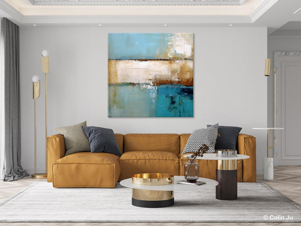 Contemporary Canvas Art, Modern Acrylic Artwork, Hand Painted Canvas Art, Original Abstract Wall Art, Extra Large Abstract Painting for Sale-Silvia Home Craft