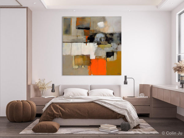 Contemporary Canvas Art, Modern Acrylic Artwork, Buy Art Paintings Online, Original Modern Paintings, Large Abstract Painting for Bedroom-Silvia Home Craft