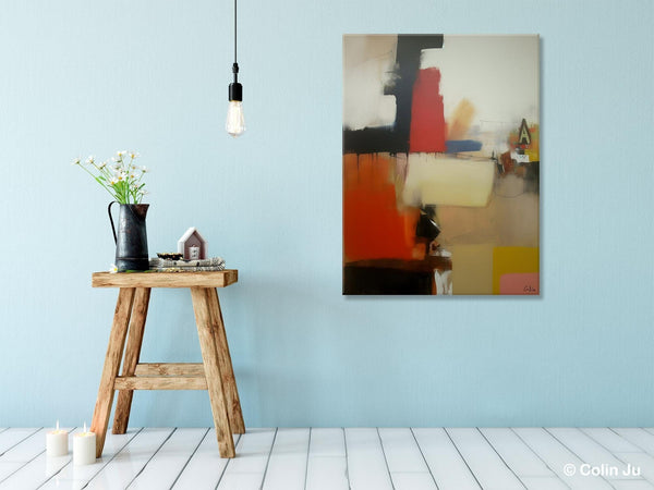 Large Contemporary Wall Art, Abstract Wall Paintings, Extra Large Paintings for Bedroom, Hand Painted Canvas Art, Original Modern Painting-Silvia Home Craft
