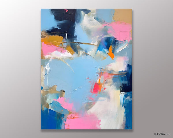 Large Modern Canvas Wall Paintings, Original Abstract Art, Large Wall Art Painting for Living Room, Contemporary Acrylic Painting on Canvas-Silvia Home Craft