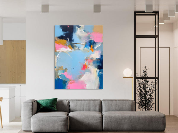 Large Modern Canvas Wall Paintings, Original Abstract Art, Large Wall Art Painting for Living Room, Contemporary Acrylic Painting on Canvas-Silvia Home Craft