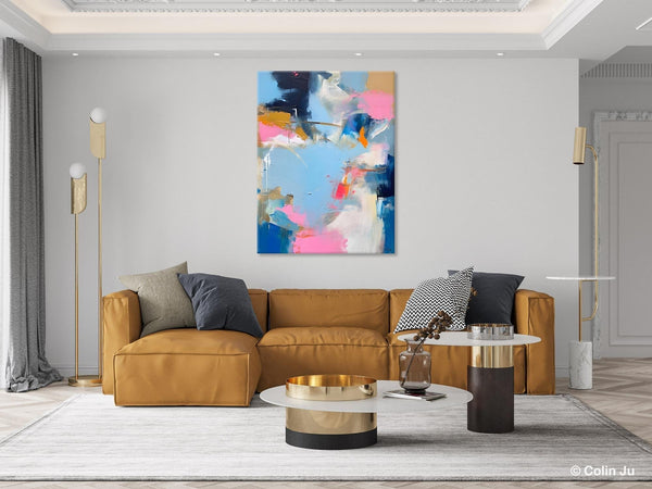Large Modern Canvas Wall Paintings, Original Abstract Art, Large Wall Art Painting for Living Room, Contemporary Acrylic Painting on Canvas-Silvia Home Craft