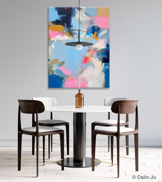 Large Modern Canvas Wall Paintings, Original Abstract Art, Large Wall Art Painting for Living Room, Contemporary Acrylic Painting on Canvas-Silvia Home Craft