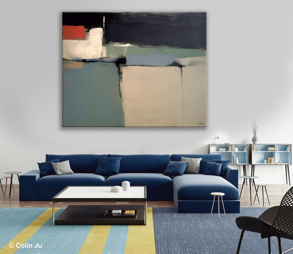 Large Acrylic Painting for Living Room, Modern Abstract Painting, Hand Painted Canvas Art, Original Abstract Art, Acrylic Painting on Canvas-Silvia Home Craft