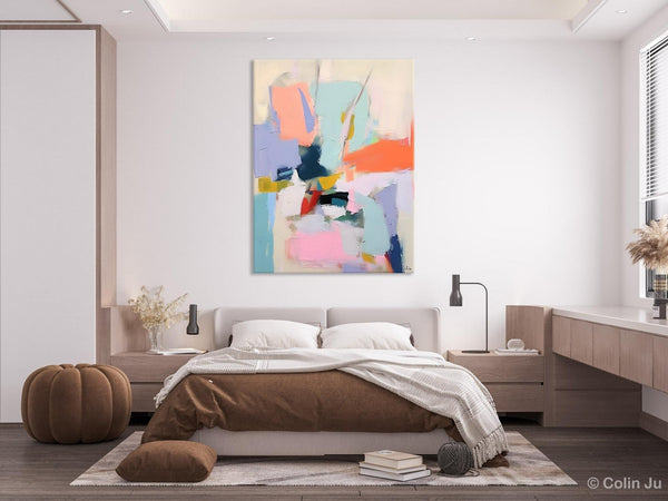 Original Artowrk, Abstract Wall Paintings, Hand Painted Canvas Art, Extra Large Paintings for Dining Room, Contemporary Wall Art Paintings-Silvia Home Craft