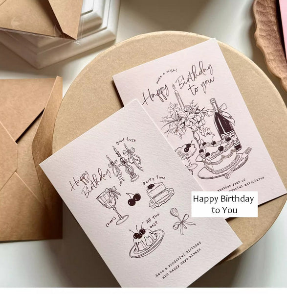Creative Birthday Greeting Cards, Birthday Cards to Friends, Happy Birthday Cards, Beautiful Birthday Greeting Cards to Lovers, Greeting Cards to Mother-Silvia Home Craft