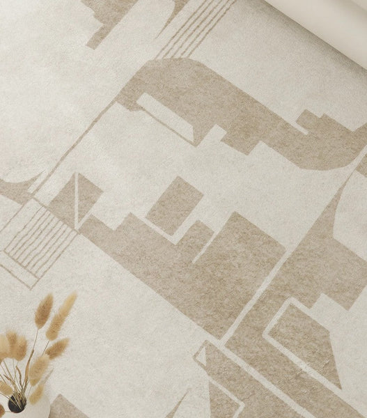Soft Modern Rug for Living Room, Large Modern Rugs for Living Room, Bedroom Floor Rugs, Geometric Contemporary Rugs for Dining Room-Silvia Home Craft