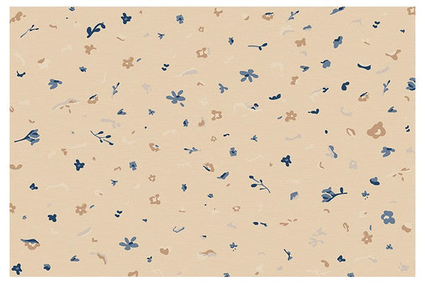 Large Modern Rugs for Bedroom, Modern Rugs for Living Room, Cream Color Flower Pattern Rugs under Coffee Table, Contemporary Modern Rugs for Dining Room-Silvia Home Craft