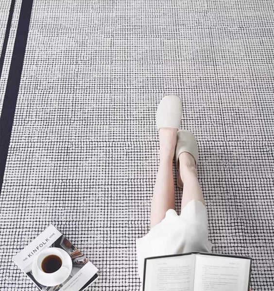 Large Modern Rugs for Living Room, Mid Century Modern Rugs for Bedroom, Contemporary Abstract Rugs under Dining Room Table-Silvia Home Craft