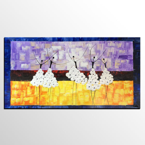Simple Modern Art, Canvas Painting for Sale, Ballet Dancer Painting, Original Artwork, Paintings for Bedroom, Buy Art Online-Silvia Home Craft