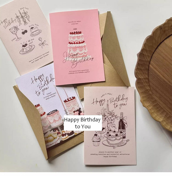 Creative Birthday Greeting Cards, Birthday Cards to Friends, Happy Birthday Cards, Beautiful Birthday Greeting Cards to Lovers, Greeting Cards to Mother-Silvia Home Craft