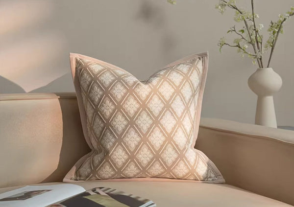 Modern Decorative Pillow Cover, Decorative Throw Pillows for Living Room, Decorative Pillow Arrangement Ideas for Couch, Modern Sofa Pillows-Silvia Home Craft