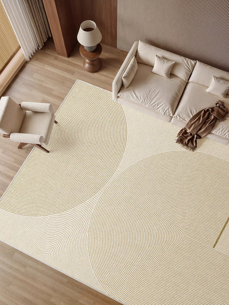 Modern Rugs for Bedroom, Dining Room Floor Rug, Extra Large Floor Rugs for Living Room, Bedroom Large Geometric Contemporary Rugs-Silvia Home Craft