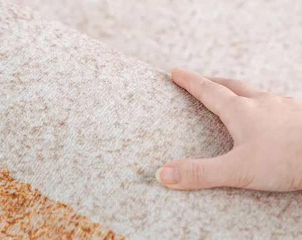 Modern Rugs under Dining Room Table, Abstract Area Rugs for Living Room, Modern Carpets for Kitchen, Geometric Contemporary Modern Rugs Next to Bed-Silvia Home Craft