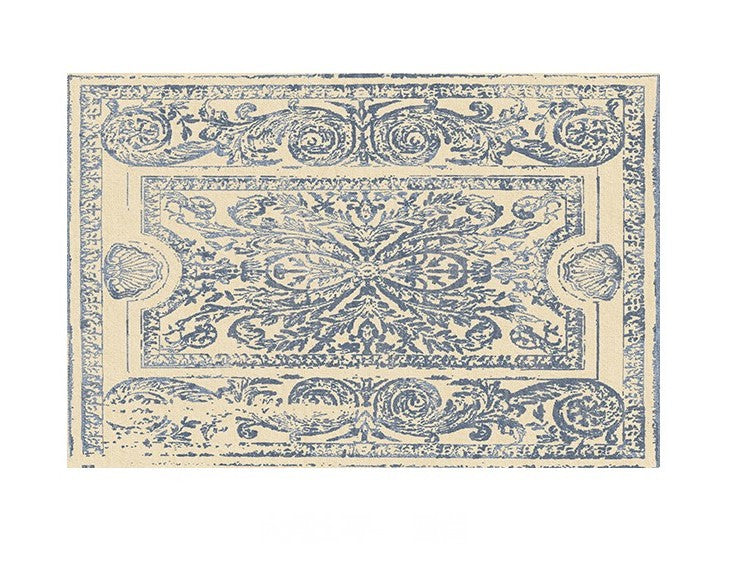 Mid Century Modern Rugs for Interior Design, Contemporary Modern Rugs for Living Room, Soft Rugs under Coffee Table, Thick French Style Modern Rugs for Dining Room-Silvia Home Craft