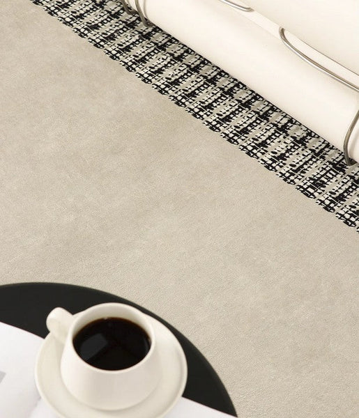 Bedroom Modern Floor Rugs, Modern Area Rug for Living Room, Contemporary Area Rugs under Sofa, Large Area Rugs for Office-Silvia Home Craft