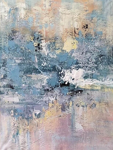 Simple Wall Art Ideas, Heavy Texture Painting, Bedroom Abstract Paintings, Modern Abstract Painting, Large Acrylic Canvas Paintings-Silvia Home Craft