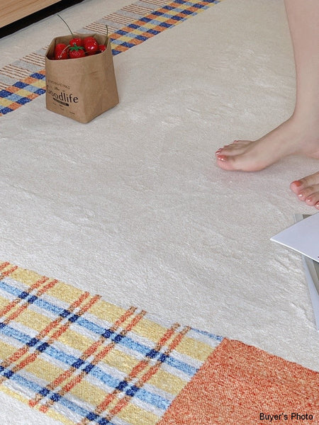Unique Modern Rug Ideas for Living Room, Modern Floor Carpets for Office, Abstract Contemporary Rugs for Bedroom, Large Modern Rugs under Sofa-Silvia Home Craft