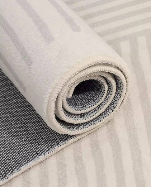Modern Rugs for Living Room, Contemporary Modern Rugs, Modern Rugs for Dining Room, Abstract Contemporary Rugs Next to Bed-Silvia Home Craft