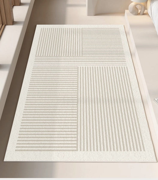 Modern Rugs for Living Room, Contemporary Modern Rugs, Modern Rugs for Dining Room, Abstract Contemporary Rugs Next to Bed-Silvia Home Craft