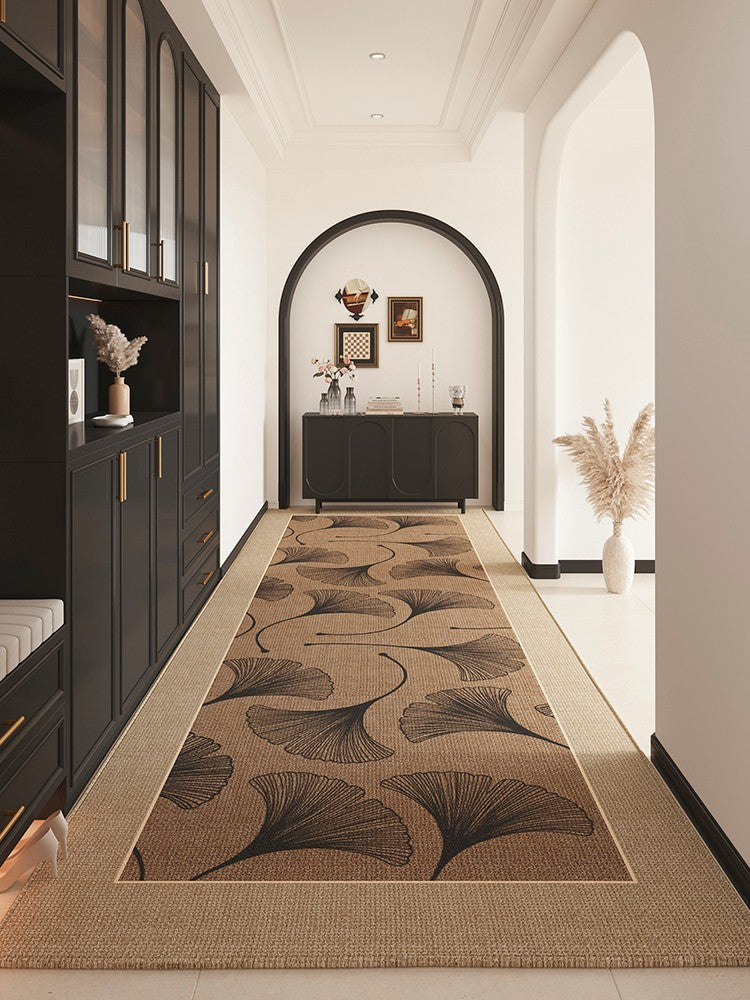 Entrance Hallway Runners, Long Narrow Hallway Runner, Non Slip Door Mat, Durable Low Pile Carpet, Modern Corridor Floor Covering