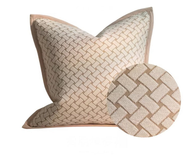 Modern Decorative Pillow Cover, Decorative Throw Pillows for Living Room, Decorative Pillow Arrangement Ideas for Couch, Modern Sofa Pillows-Silvia Home Craft