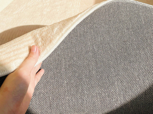 Modern Round Rugs for Dining Room, Circular Modern Rugs for Bedroom, Thick Round Rugs under Coffee Table, Contemporary Modern Rug Ideas for Living Room-Silvia Home Craft