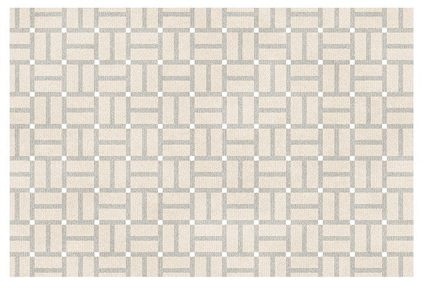 Modern Soft Rugs under Dining Room Table, Geometric Contemporary Modern Rugs Next to Bed, Abstract Area Rugs for Living Room, Modern Carpets for Office-Silvia Home Craft