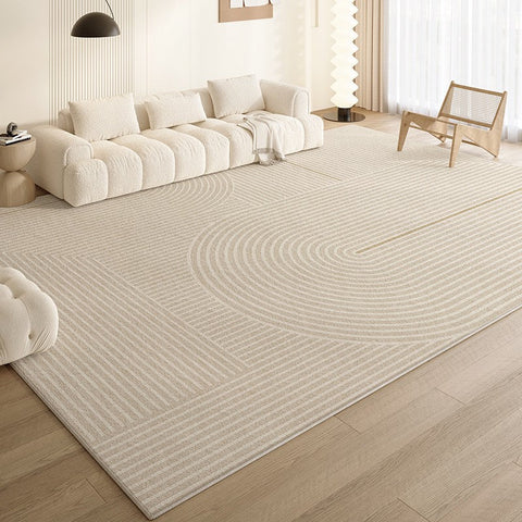 Large Modern Rugs for Living Room, Geometric Modern Rug Placement Ideas for Dining Room, Abstract Contemporary Modern Rugs for Bedroom-Silvia Home Craft