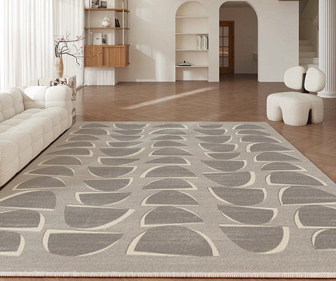 Modern Rugs for Bedroom, Modern Rugs for Dining Room, Large Modern Rugs for Living Room, Abstract Geometric Modern Rugs-Silvia Home Craft