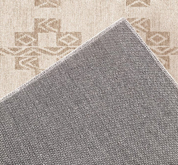 Modern Geometric Carpets for Bedroom, Contemporary Abstract Rugs under Dining Room Table, Modern Living Room Rug Placement Ideas-Silvia Home Craft