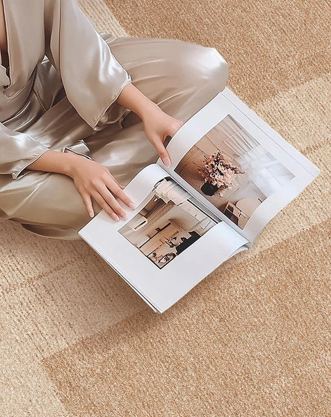 Large Modern Rugs for Living Room, Mid Century Modern Rugs for Bedroom, Contemporary Abstract Rugs under Dining Room Table-Silvia Home Craft