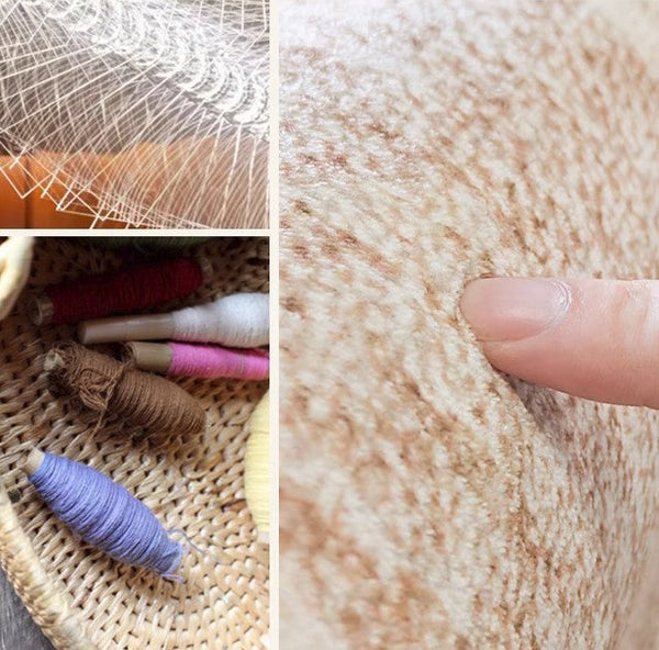 Mid Century Modern Rugs for Bedroom, Contemporary Abstract Rugs under Dining Room Table, Large Modern Rugs for Living Room-Silvia Home Craft