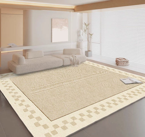 Geometric Contemporary Rugs Next to Bed, Contemporary Modern Rugs for Sale, Modern Carpets for Dining Room, Large Modern Rugs for Living Room-Silvia Home Craft