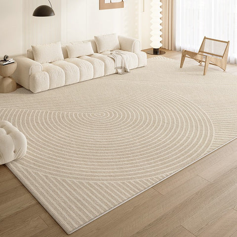 Geometric Modern Rug Placement Ideas for Dining Room, Large Modern Rugs for Living Room, Abstract Contemporary Modern Rugs for Bedroom-Silvia Home Craft