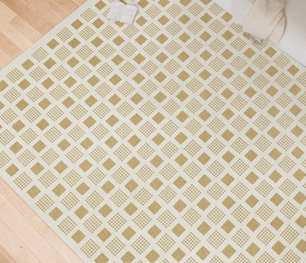 Dining Room Modern Floor Carpets, Modern Rug Ideas for Bedroom, Chequer Modern Rugs for Living Room, Contemporary Soft Rugs Next to Bed-Silvia Home Craft