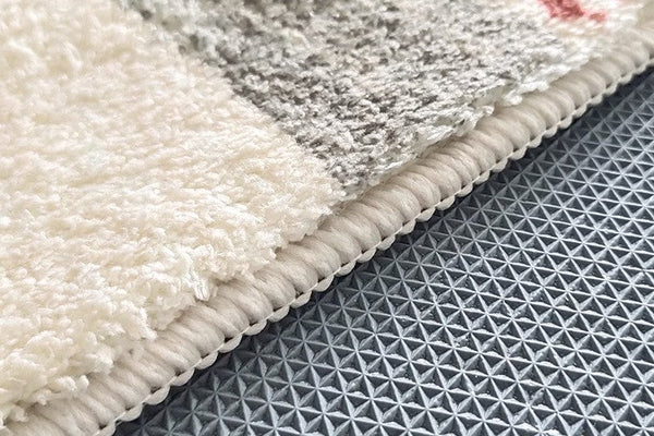 Contemporary Abstract Entryway Runner Rugs, Modern Rugs under Dining Table, Hallway Runner Rug Ideas, Modern Rugs for Living Room-Silvia Home Craft