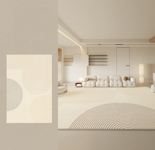 Oversized Modern Rug for Living Room, Bedroom Floor Rugs, Geometric Contemporary Rugs for Dining Room, Extra Large Modern Rugs for Living Room-Silvia Home Craft