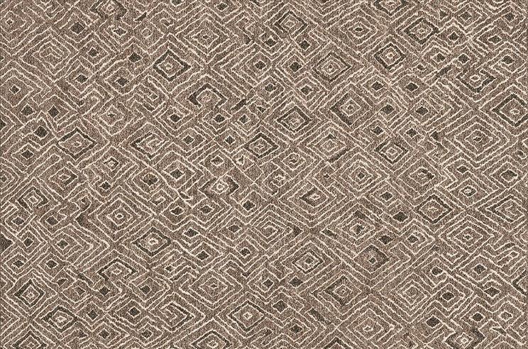 Brown Modern Rug Ideas for Bedroom, Large Modern Rugs for Living Room, Abstract Geometric Modern Rugs, Modern Rugs for Dining Room-Silvia Home Craft