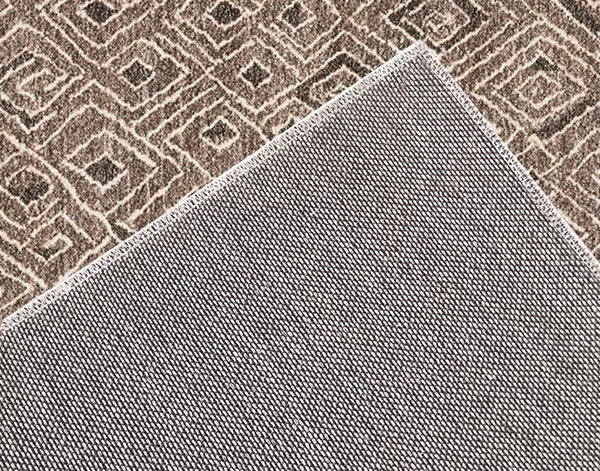 Large Modern Rugs for Living Room, Brown Modern Rug Ideas for Bedroom, Abstract Geometric Modern Rugs, Modern Rugs for Dining Room-Silvia Home Craft