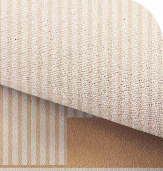 Modern Round Rugs for Bedroom, Dining Room Contemporary Round Rugs, Circular Modern Rugs under Chairs, Contemporary Modern Rug for Living Room-Silvia Home Craft