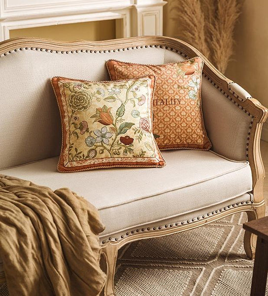 Modern Sofa Pillows, Contemporary Throw Pillows, Decorative Throw Pillows, Short Velvet Pillow Cover, Decorative Pillows for Living Room-Silvia Home Craft