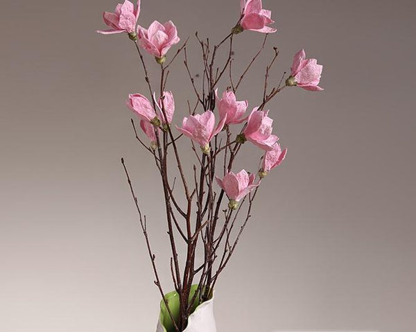 Magnolia flower, Handmade Artificial Flower, Natural Decorations, Flower Arrangement-Silvia Home Craft