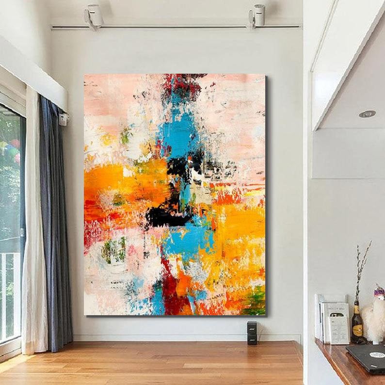 Canvas Painting for Living Room, Extra Large Wall Art Painting, Modern Contemporary Abstract Artwork-Silvia Home Craft