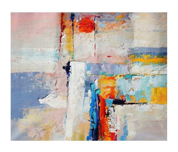 Large Paintings for Dining Room, Living Room Canvas Painting, Contemporary Abstract Art Paintings, Simple Acrylic Painting Ideas-Silvia Home Craft