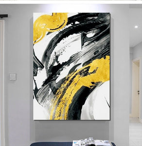 Hand Painted Acrylic Painting, Wall Art Paintings, Modern Abstract Painting, Extra Large Paintings for Living Room-Silvia Home Craft